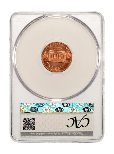 CAC Grading Coin Reverse