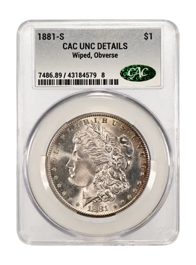 CAC Grading Coin Obverse