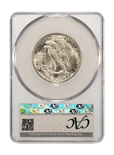 CAC Grading Coin Reverse