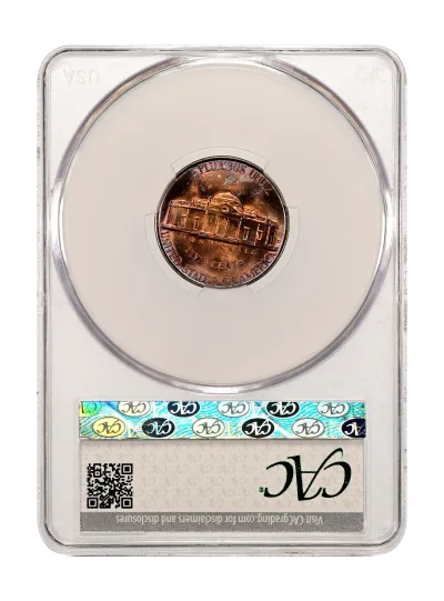 CAC Grading Coin Reverse