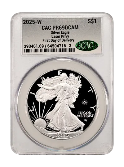 CAC Grading Coin Obverse
