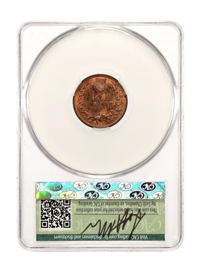 CAC Grading Coin Reverse