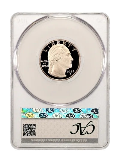 CAC Grading Coin Reverse