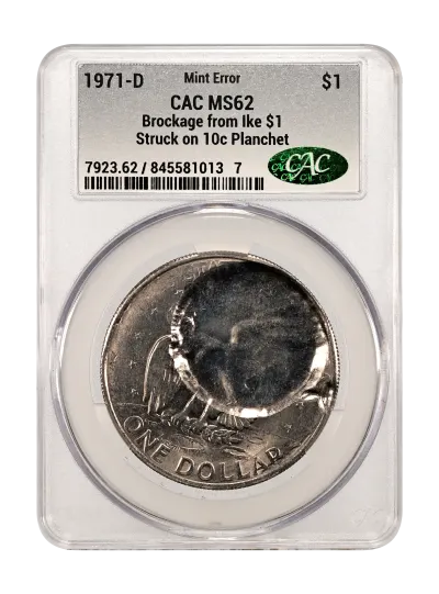 CAC Grading Coin Obverse