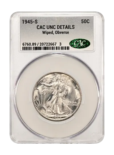 CAC Grading Coin Obverse