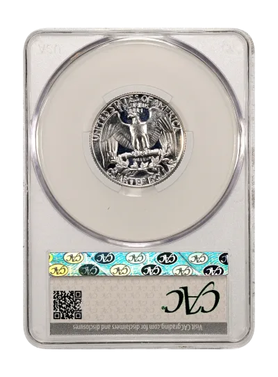 CAC Grading Coin Reverse