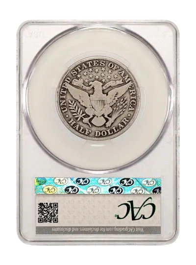 CAC Grading Coin Reverse