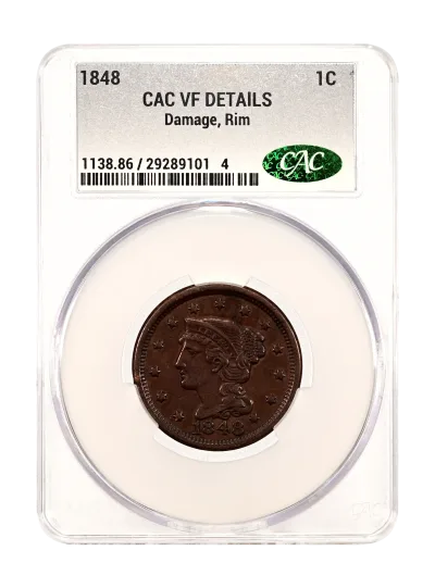 CAC Grading Coin Obverse