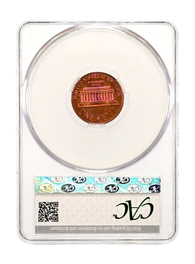 CAC Grading Coin Reverse