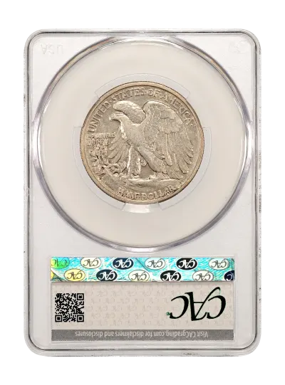 CAC Grading Coin Reverse