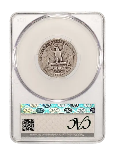 CAC Grading Coin Reverse