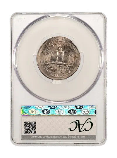 CAC Grading Coin Reverse