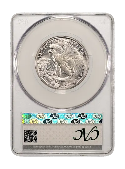 CAC Grading Coin Reverse