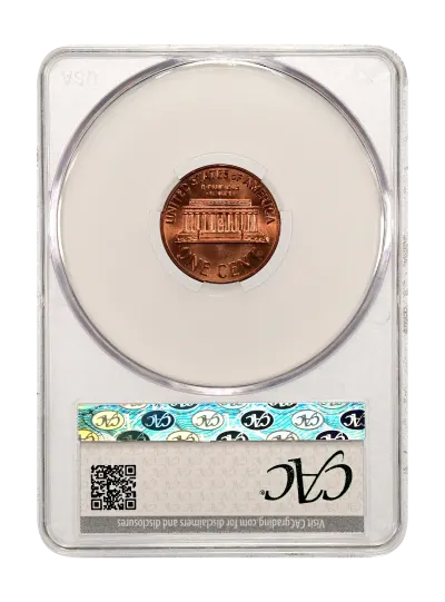 CAC Grading Coin Reverse