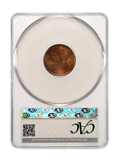 CAC Grading Coin Reverse