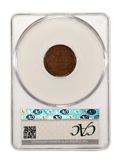 CAC Grading Coin Reverse
