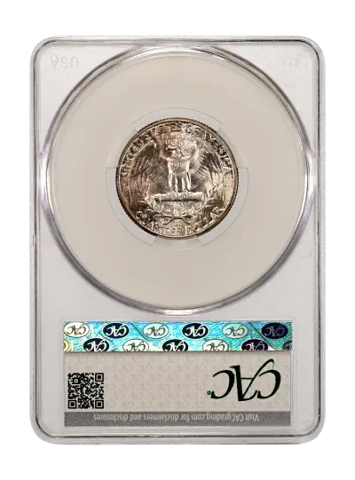 CAC Grading Coin Reverse