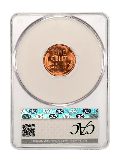 CAC Grading Coin Reverse