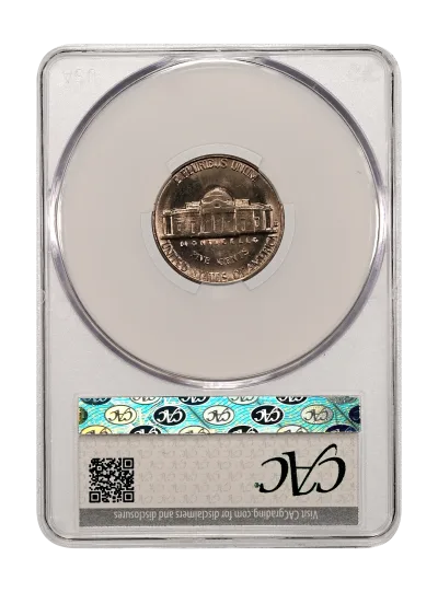 CAC Grading Coin Reverse