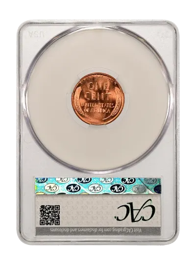 CAC Grading Coin Reverse