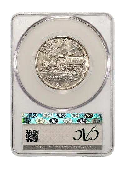 CAC Grading Coin Reverse