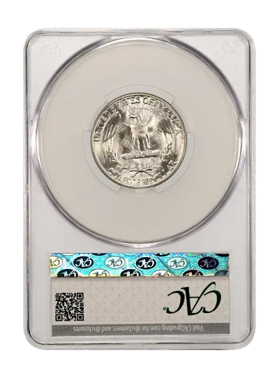 CAC Grading Coin Reverse