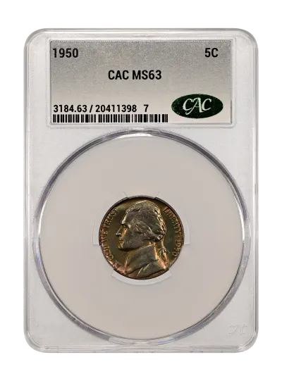 CAC Grading Coin Obverse