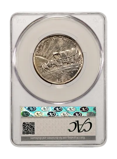 CAC Grading Coin Reverse