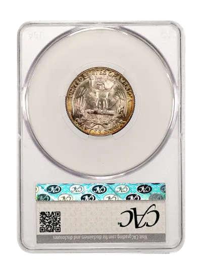 CAC Grading Coin Reverse
