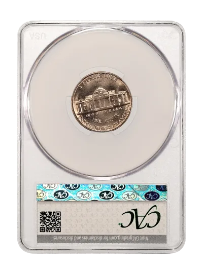 Jefferson Nickels | 1946 Doubled Die Reverse 5c FS-801 AU58 CACG ...