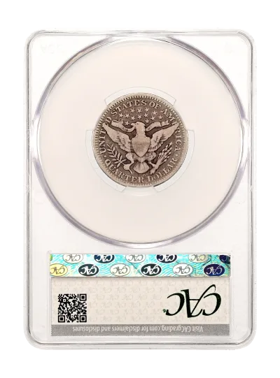 CAC Grading Coin Reverse