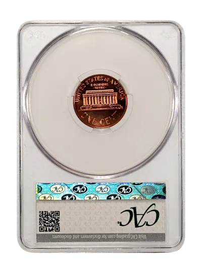 CAC Grading Coin Reverse
