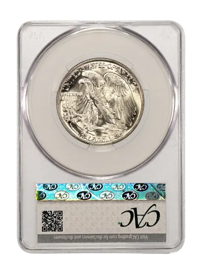 CAC Grading Coin Reverse