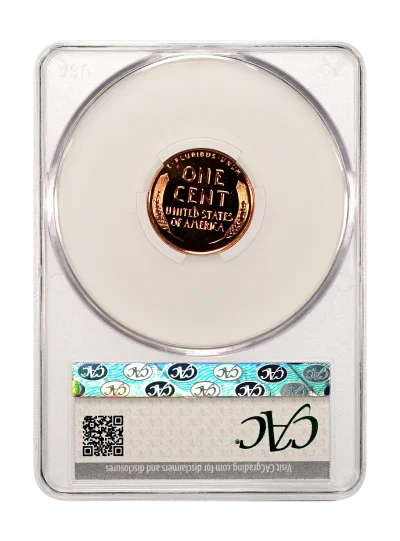 CAC Grading Coin Reverse