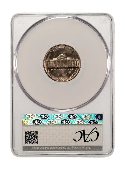 CAC Grading Coin Reverse