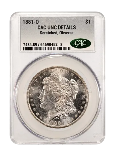 CAC Grading Coin Obverse