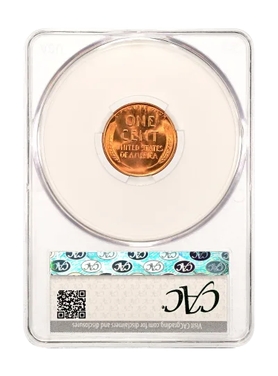 CAC Grading Coin Reverse