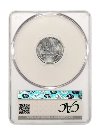 CAC Grading Coin Reverse