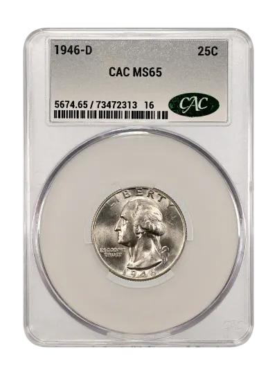 CAC Grading Coin Obverse