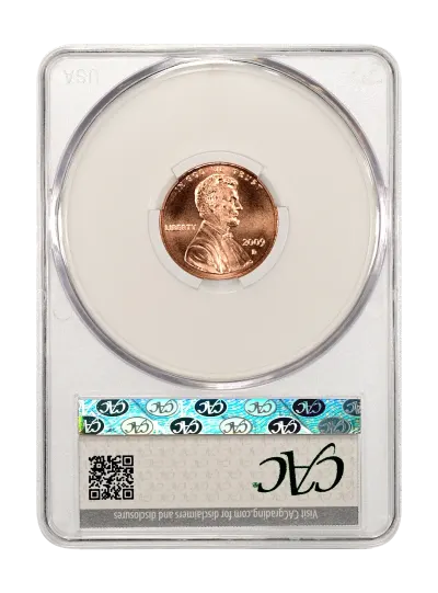 CAC Grading Coin Reverse