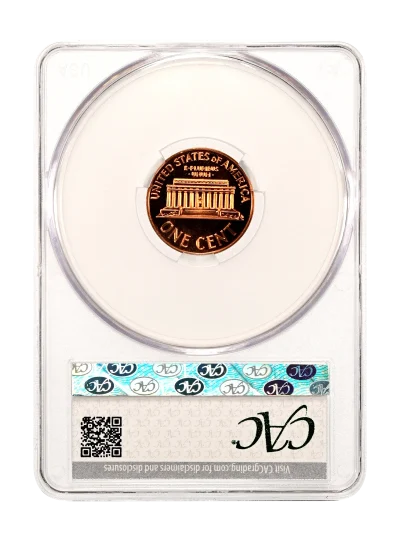 CAC Grading Coin Reverse