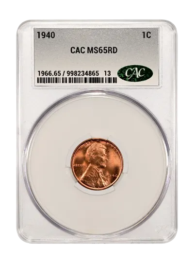 CAC Grading Coin Obverse
