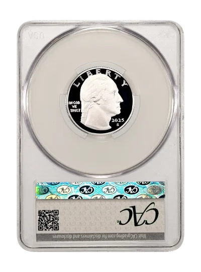 CAC Grading Coin Reverse