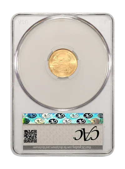 CAC Grading Coin Reverse