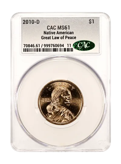CAC Grading Coin Obverse