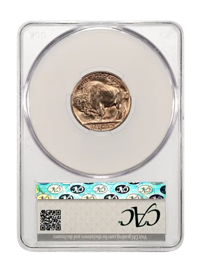 CAC Grading Coin Reverse