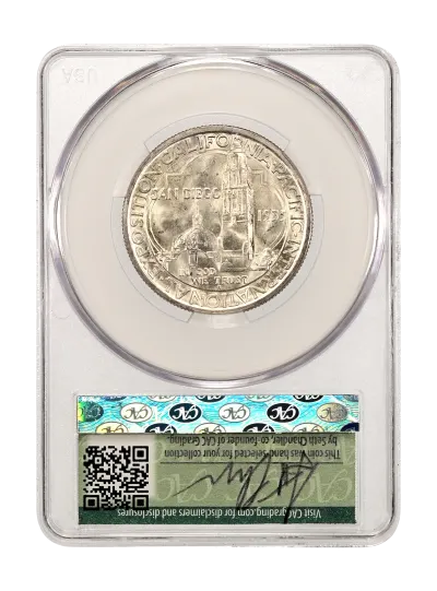 CAC Grading Coin Reverse