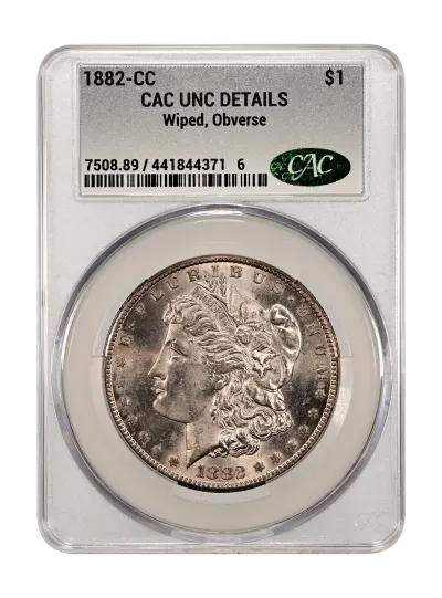 CAC Grading Coin Obverse