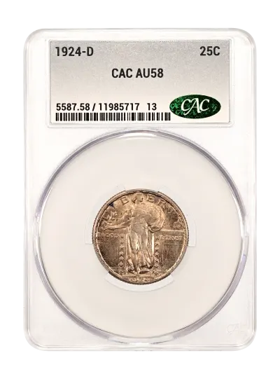 CAC Grading Coin Obverse