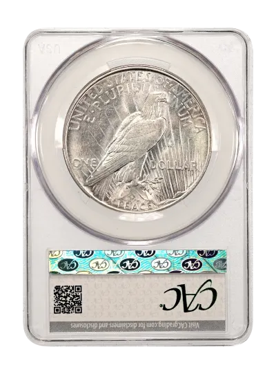 CAC Grading Coin Reverse